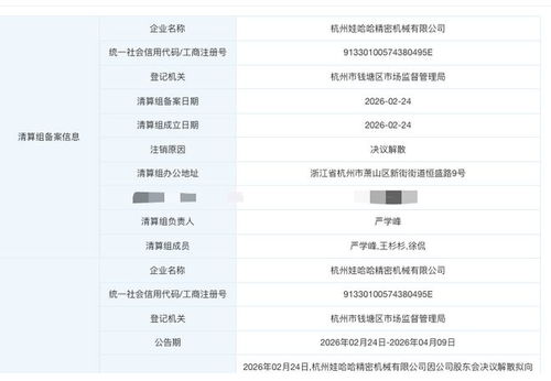 娃哈哈精密機械公司步入清算，一個時代的句點與員工權益的關注